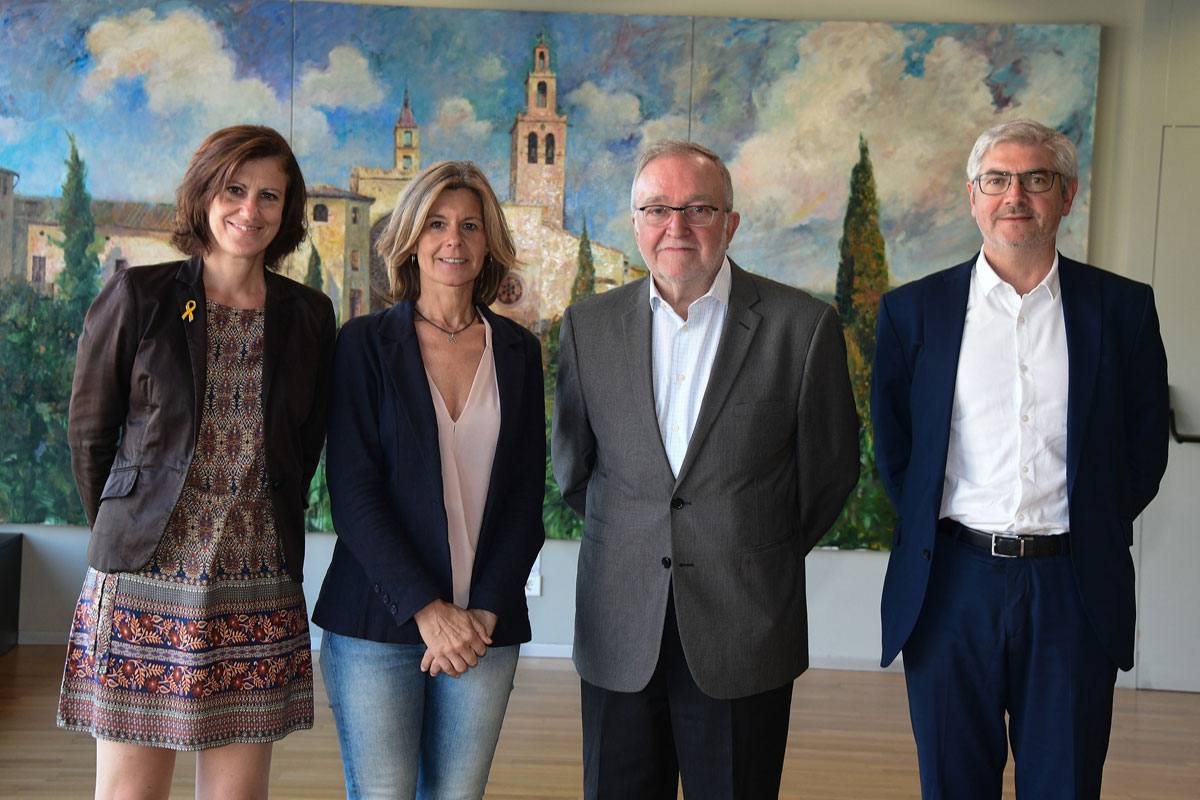 El president de la Cambra i l’alcaldessa de Sant Cugat es reafirmen en la cooperació institucional